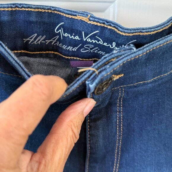 Gloria Vanderbilt Size 18 Stretch All-Around Slimming Denim Jeans - Picture 4 of 10